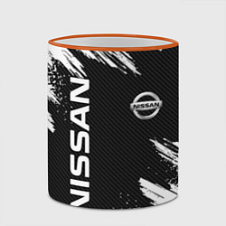 Кружка 3D NISSAN, цвет: 3D-оранжевый кант — фото 2