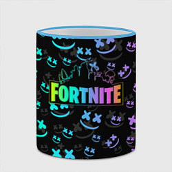 Кружка 3D FORTNITE MARSHMELLO, цвет: 3D-небесно-голубой кант — фото 2