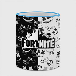 Кружка 3D FORTNITE MARSHMELLO, цвет: 3D-небесно-голубой кант — фото 2