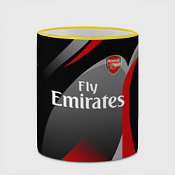 Кружка 3D ARSENAL UNIFORM, цвет: 3D-желтый кант — фото 2