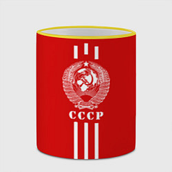 Кружка 3D СССР, цвет: 3D-желтый кант — фото 2