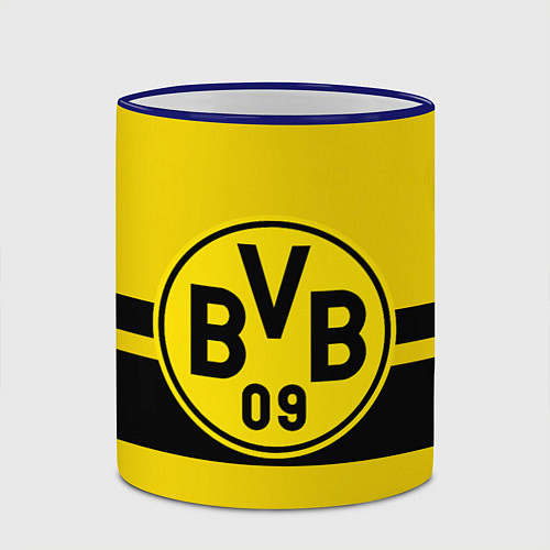 Кружка цветная BORUSSIA DORTMUND / 3D-Синий кант – фото 2