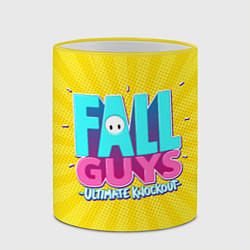 Кружка 3D Fall Guys, цвет: 3D-желтый кант — фото 2