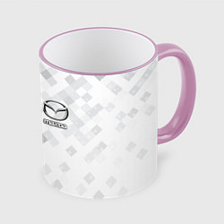 Кружка 3D MAZDA, цвет: 3D-розовый кант