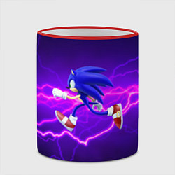 Кружка 3D Sonic Storm, цвет: 3D-красный кант — фото 2