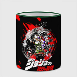Кружка 3D JoJo Bizarre Adventure, цвет: 3D-зеленый кант — фото 2