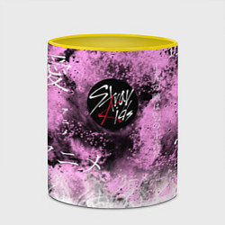 Кружка 3D Stray kids, цвет: 3D-белый + желтый — фото 2
