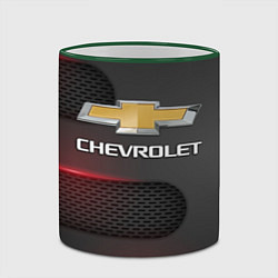 Кружка 3D CHEVROLET, цвет: 3D-зеленый кант — фото 2