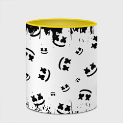 Кружка 3D MARSHMELLO МАРШМЕЛЛОУ, цвет: 3D-белый + желтый — фото 2