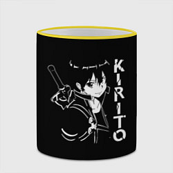 Кружка 3D Kirito, цвет: 3D-желтый кант — фото 2