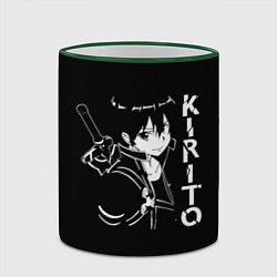 Кружка 3D Kirito, цвет: 3D-зеленый кант — фото 2