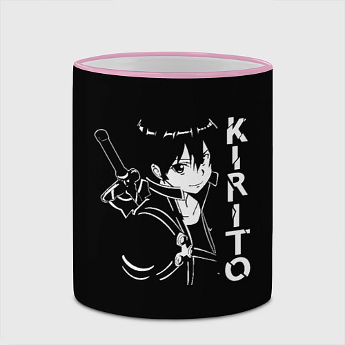 Кружка цветная Kirito / 3D-Розовый кант – фото 2