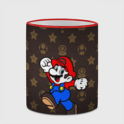 Кружка 3D Mario, цвет: 3D-красный кант — фото 2