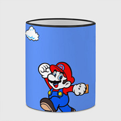 Кружка 3D Mario, цвет: 3D-черный кант — фото 2