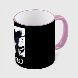 Кружка 3D Re zero, цвет: 3D-розовый кант