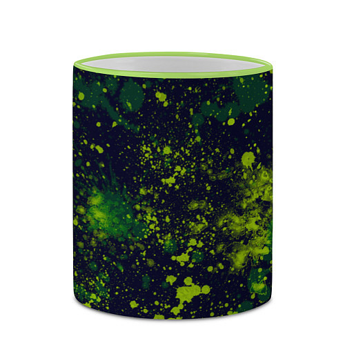 Кружка цветная Camouflage / 3D-Светло-зеленый кант – фото 2