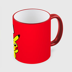 Кружка цветная Pikachu Pika Pika