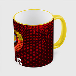 Кружка 3D USSR СССР, цвет: 3D-желтый кант