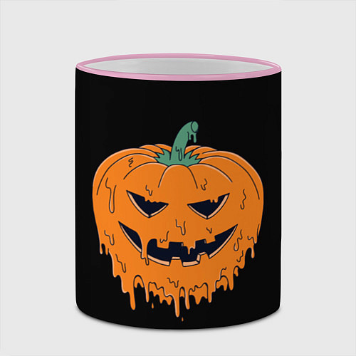 Кружка цветная Halloween / 3D-Розовый кант – фото 2