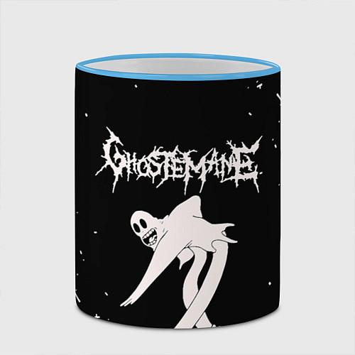 Кружка цветная GHOSTEMANE / 3D-Небесно-голубой кант – фото 2