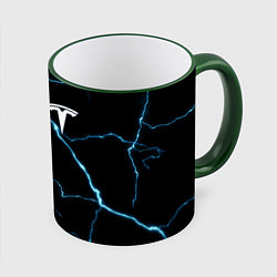 Кружка 3D TESLA, цвет: 3D-зеленый кант