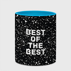 Кружка 3D Лучший, цвет: 3D-белый + небесно-голубой — фото 2