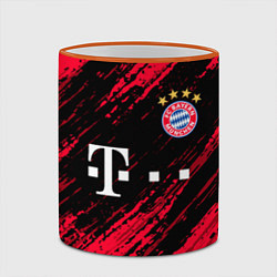 Кружка 3D BAYERN MUNCHEN БАВАРИЯ, цвет: 3D-оранжевый кант — фото 2