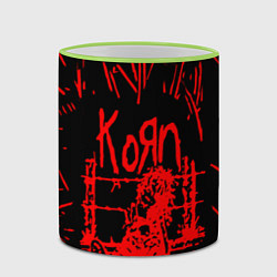 Кружка 3D Korn, цвет: 3D-светло-зеленый кант — фото 2