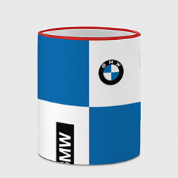 Кружка 3D BMW, цвет: 3D-красный кант — фото 2