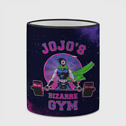Кружка 3D JoJo’s Bizarre Adventure Gym, цвет: 3D-черный кант — фото 2