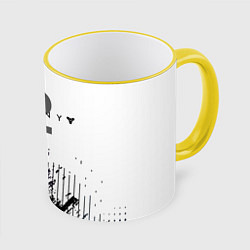 Кружка 3D DESTINY 2: BEYOND LIGHT, цвет: 3D-желтый кант