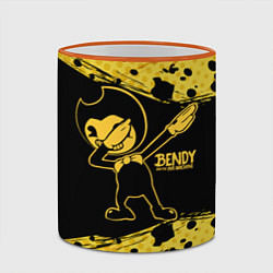 Кружка 3D BENDY AND THE INK MACHINE, цвет: 3D-оранжевый кант — фото 2