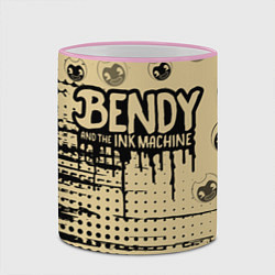 Кружка 3D BENDY AND THE INK MACHINE, цвет: 3D-розовый кант — фото 2