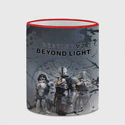 Кружка 3D Destiny 2: Beyond Light, цвет: 3D-красный кант — фото 2