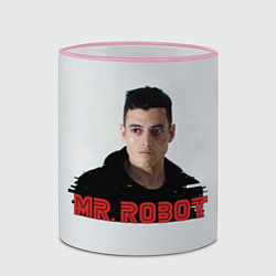 Кружка 3D Mr Robot, цвет: 3D-розовый кант — фото 2