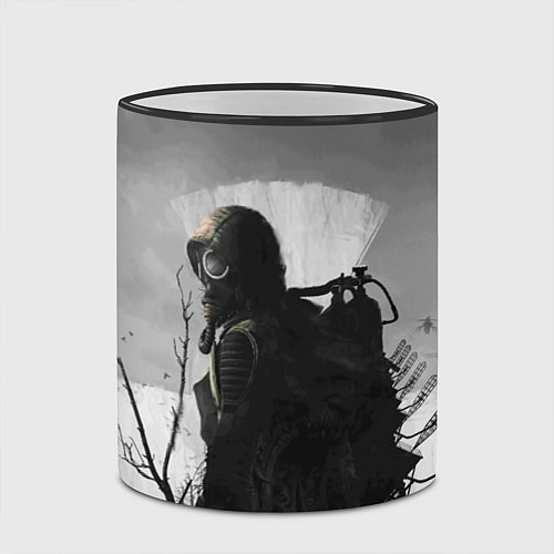 Кружка цветная СТАЛКЕР 2 / 3D-Черный кант – фото 2