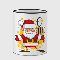 Кружка 3D С НГ, ёпта!, цвет: 3D-черный кант — фото 2