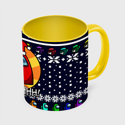 Кружка цветная AMONG US CHRISTMAS 2