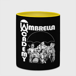 Кружка 3D Umbrella academy, цвет: 3D-белый + желтый — фото 2