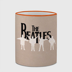 Кружка 3D The Beatles, цвет: 3D-оранжевый кант — фото 2