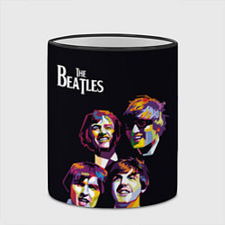 Кружка 3D The Beatles, цвет: 3D-черный кант — фото 2