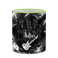 Кружка 3D The Beatles, цвет: 3D-светло-зеленый кант — фото 2