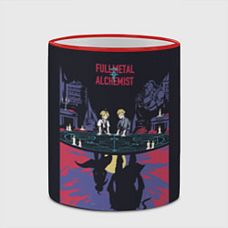 Кружка 3D Стальной Алхимик, цвет: 3D-красный кант — фото 2