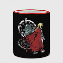 Кружка 3D Стальной Алхимик, цвет: 3D-красный кант — фото 2
