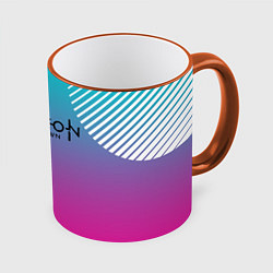 Кружка 3D Horizon Zero Dawn, цвет: 3D-оранжевый кант