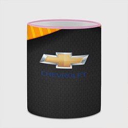 Кружка 3D CHEVROLET Шевроле, цвет: 3D-розовый кант — фото 2