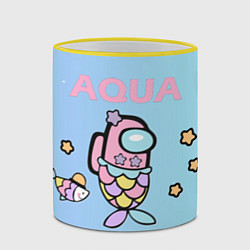Кружка 3D Aqua Among As, цвет: 3D-желтый кант — фото 2
