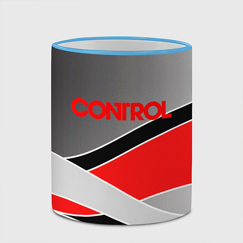 Кружка цветная CONTROL S / 3D-Небесно-голубой кант – фото 2