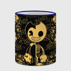 Кружка 3D Bendy And The Ink Machine краска, цвет: 3D-синий кант — фото 2