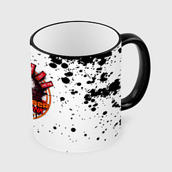 Кружка 3D Cyberpunk 2077, цвет: 3D-черный кант